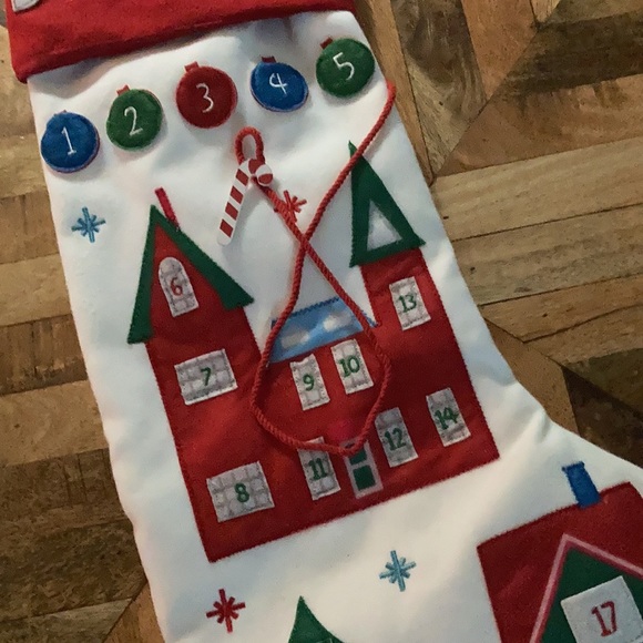 Large countdown to Christmas stocking NEW - Picture 3 of 6